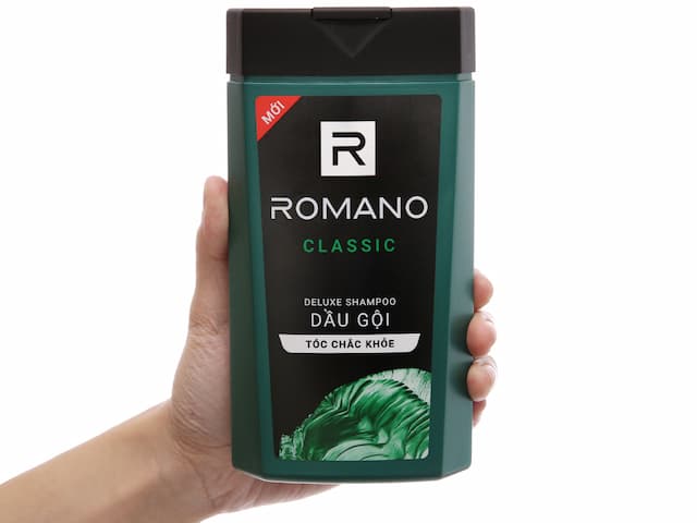 Dầu gội Romano Classic 380g xanh