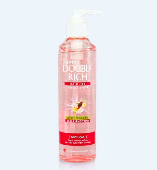 Gel Tạo Kiểu Tóc Double Rich - Dành Cho Tóc thẳng 250ml