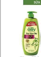 Sữa tắm Olive chai 1l sáng da