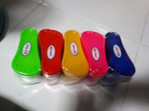 Bàn chải chà chân 10 cái hình bàn chân