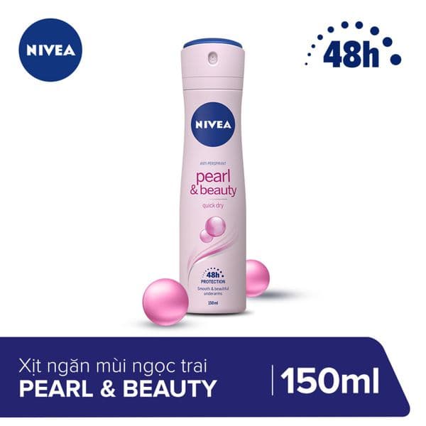 Xịt khử  mùi Nivea 150ml ngọc trai