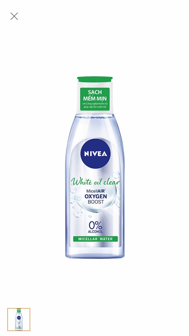 Nước tẩy trang Nivea 200ml xanh