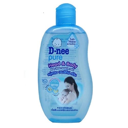 Tắm gội Dnee em bé 200ml xanh dương hàng cty