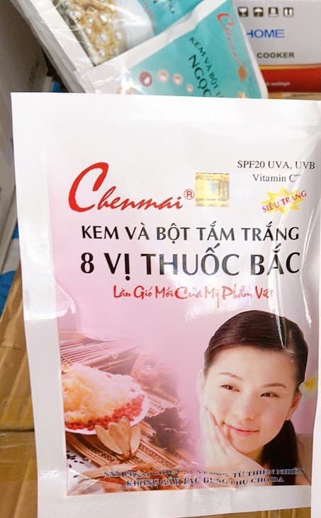 Tắm trắng thuốc bắc Chenmai trắng tự nhiên