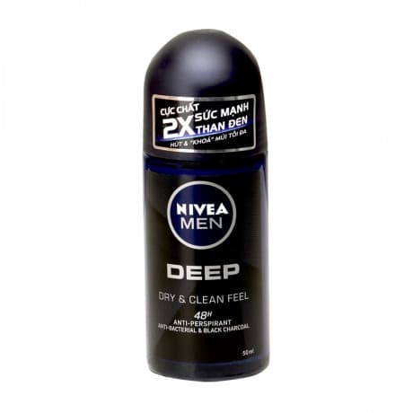 Lăn khử mùi Nivea 50ml Deep Đen