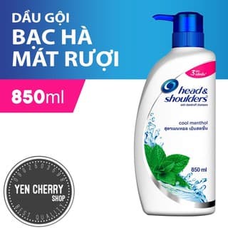 Dầu gội Head 825ml bạc hà