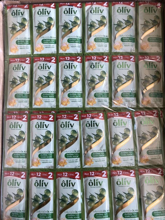 Dây Olive gội chắc khỏe 14 gói