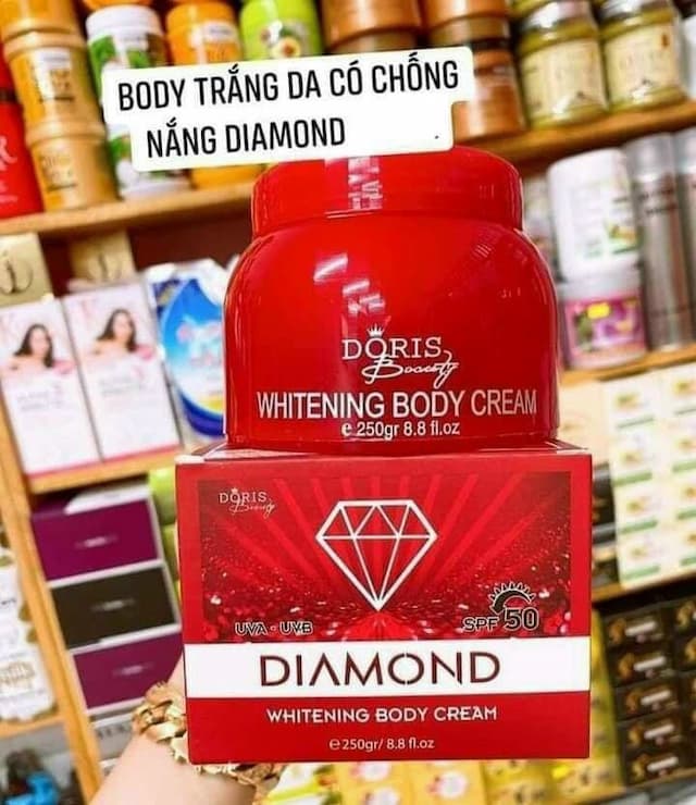 Kem Body trắng da DIAMOND chóng nắng