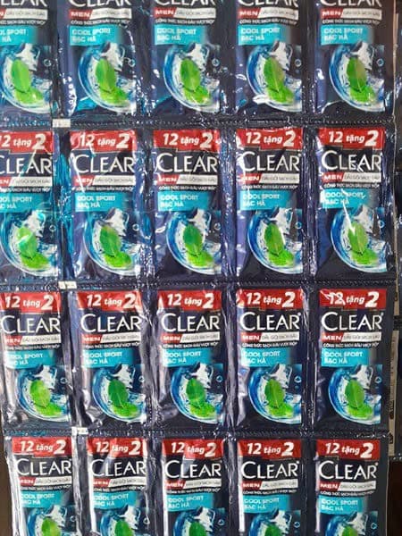 Dây Dầu Gội Clear Men Xanh Dương