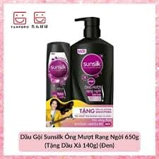 Dầu Gội Sunsilk 650g Đen kèm