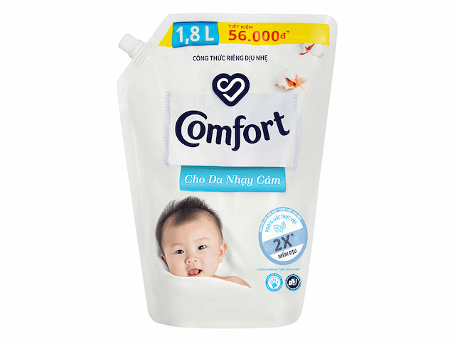 Nước xả Túi Comfort 1,8l trắng 