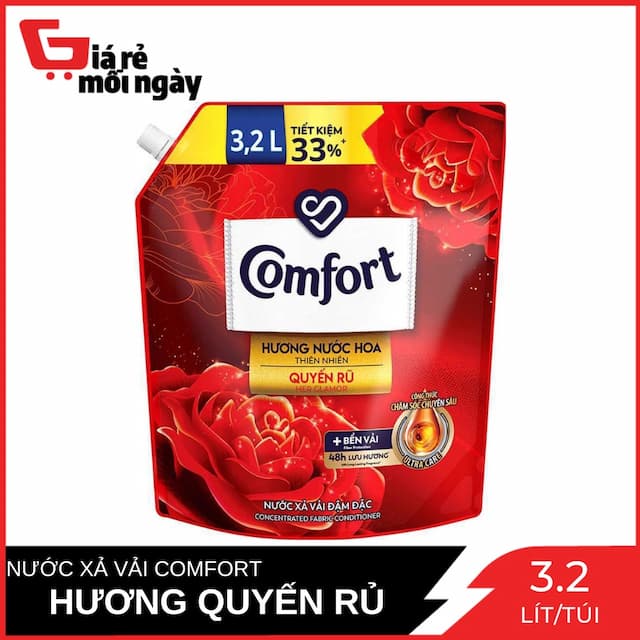 Nước Xả Comfort 3,2l Đỏ  