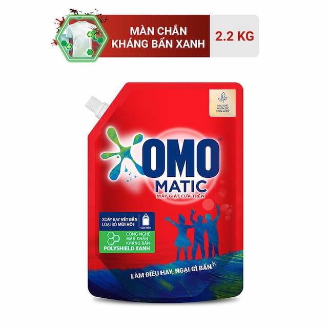 Nước Giặt Omo 2kg Đỏ 