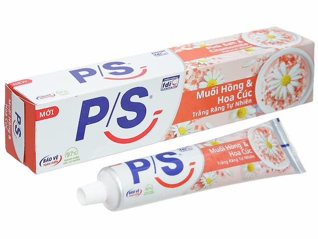 Kem đánh răng PS 180g muối hồng