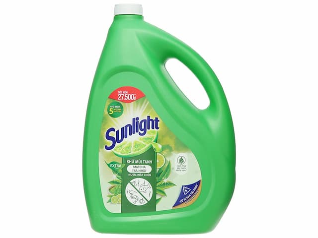 Nước rửa chén Sunlight 3,6kg Trà xanh  ( Thùng 94,000)