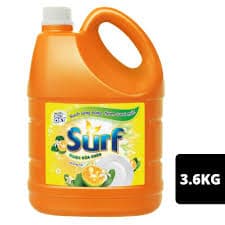 Nước rửa chén Surf 3,6kg Màu Cam 