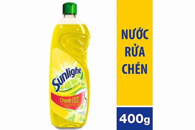 Thùng 24 chai Nước Rửa chén Sunlight 400g Chanh