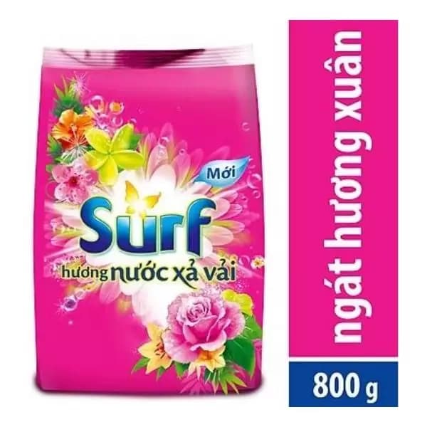 Thùng 18 Bột giặt Surf 800g giá 21,500