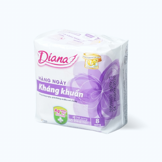 Băng Vệ Sinh Diana hằng ngày 8M trắng