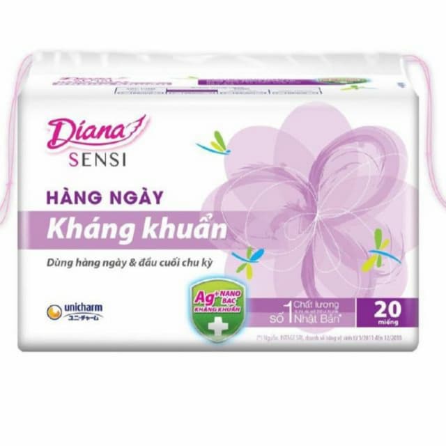 Băng Vệ Sinh Diana HẰNG NGÀY 20M Trắng