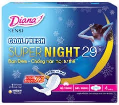 Băng Vệ Sinh Diana 29cm cool mát lạnh