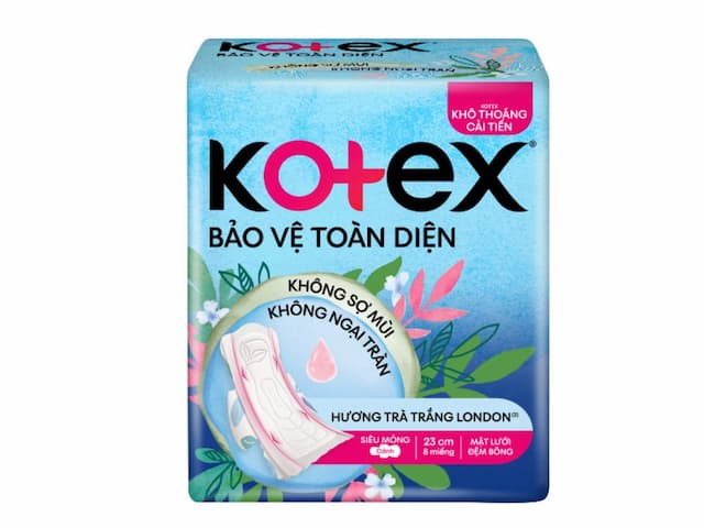 Băng Vệ Sinh Kotex mỏng cánh xanh ( Bành 16,500) 