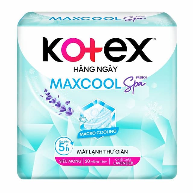 Băng Vệ Sinh Kotex mỏng cánh cool mát lạnh ( Bành 16,500)