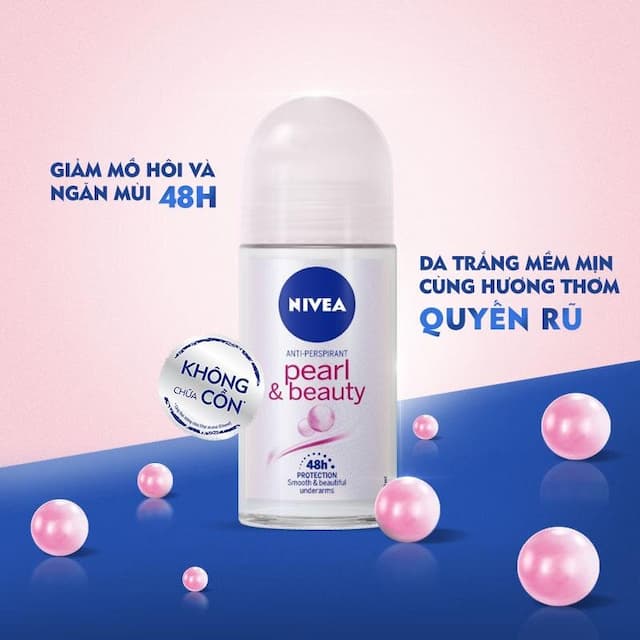 Lăn khử mùi Nivea 50ml Ngọc Trai Cty