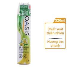 Xịt phòng chóng Muỗi OASSIS 320ml Hương Chanh 