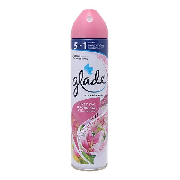 Xịt phòng thơm Glade hương Cỏ Hoa 280ml