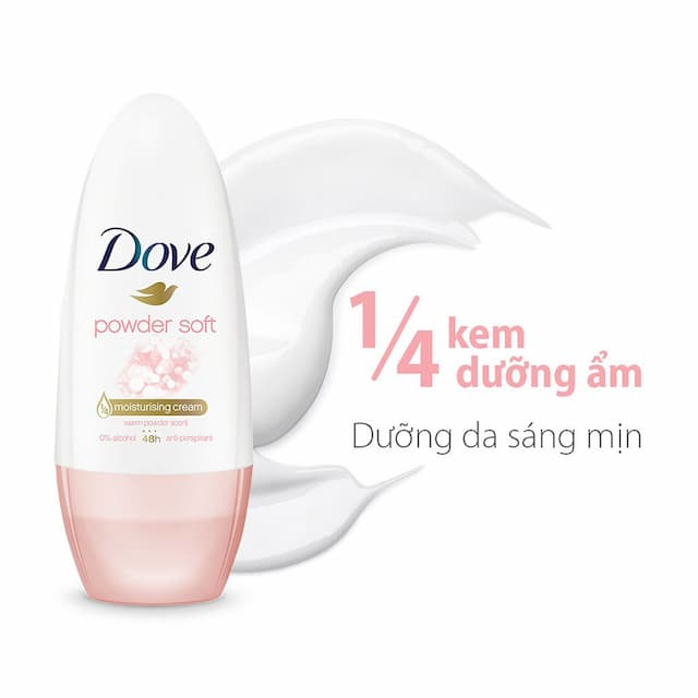 Lăn Sáp Dove Hồng 40ml 