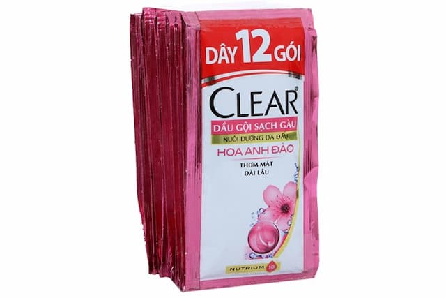 Dây Dầu Gội Clear Anh Đào.