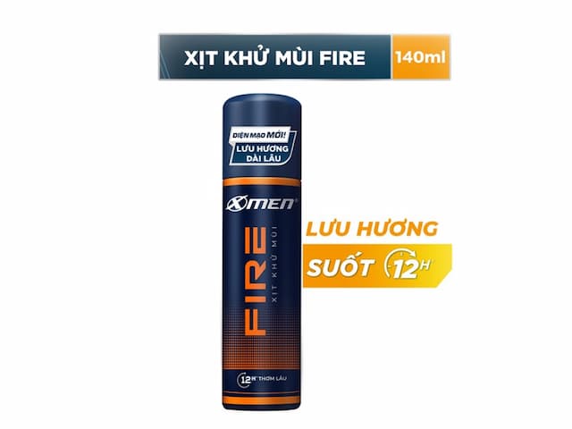 Xịt khử mùi Xmen 150ml Fire