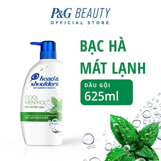 Dầu gội Head 625ml Bạc hà