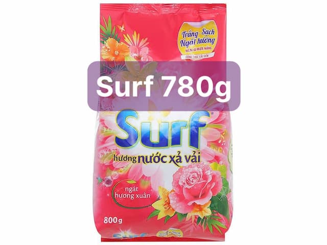 Bột giặt Surf 780g lẻ