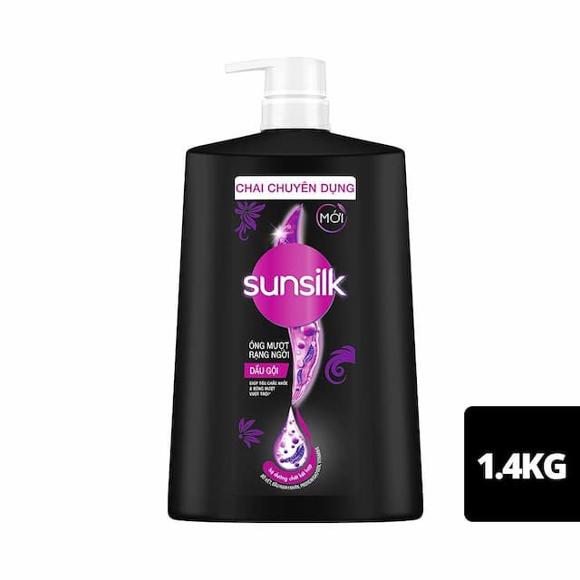 Dầu Gội SunSilk Đen 1,4kg 