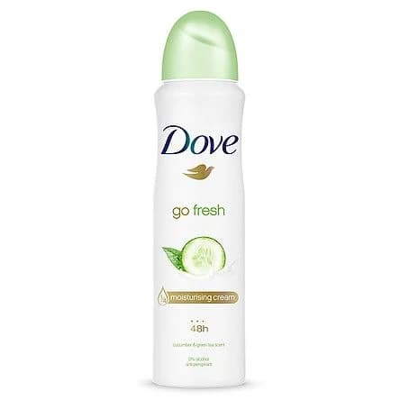 Xịt khử Mùi Dove Xanh Lá Dưa Leo 150ml