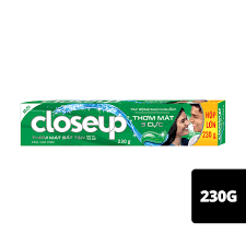 Kem đánh răng Closeup Bạc hà 230g Cây Lớn ( Thùng 38,500)