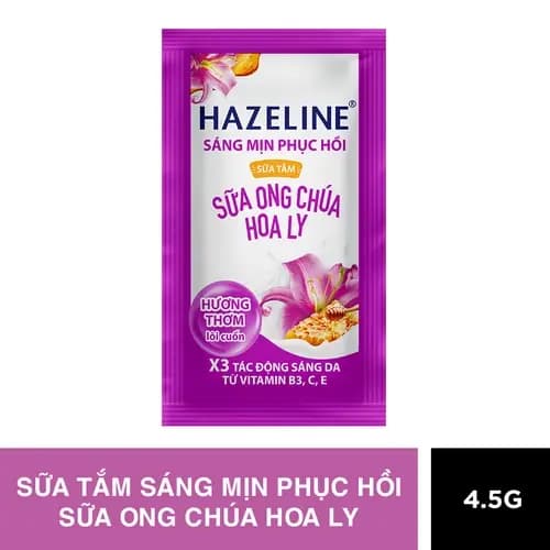 Dây Sữa Tắm Hazeline Tím .