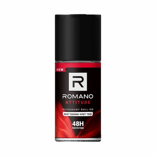 Lăn Khử Mùi Romano 50ml đỏ 