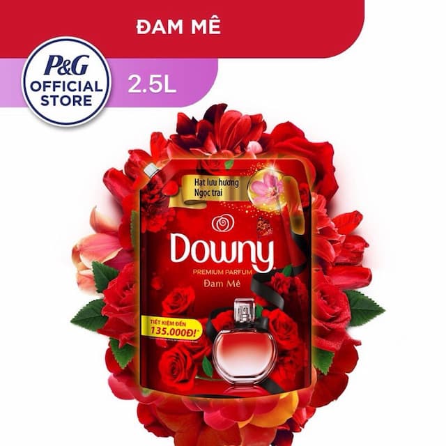 Túi Nước xả Downy 2,5kg Đỏ