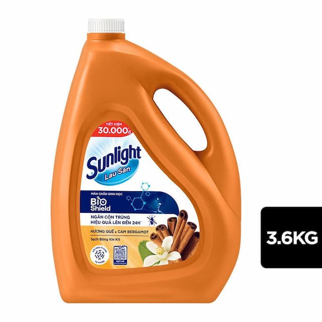 Nước Lau Sàn Sunlight 3,6kg Quế 