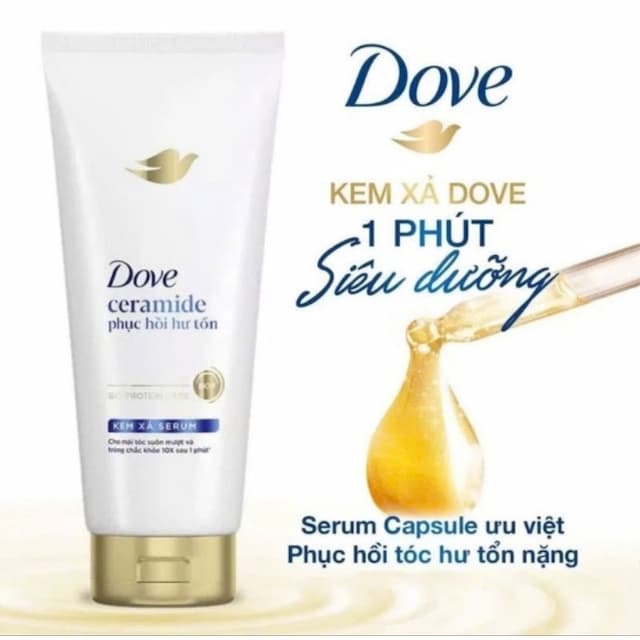 Dầu Xả Dove 320ml phục hồi hư tổn