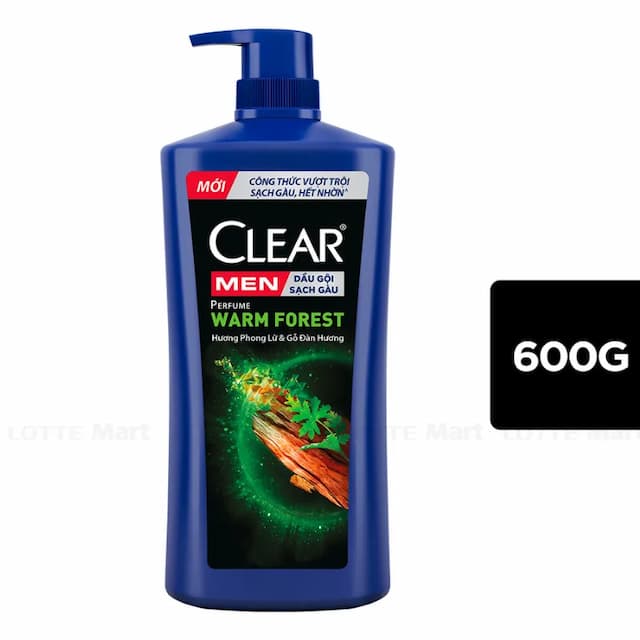 Dầu Gội Clear 600g Gỗ 