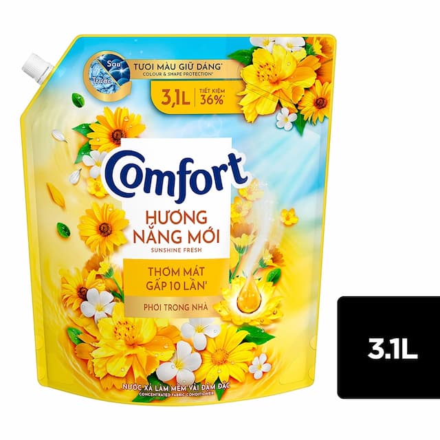 Nước Xả Túi Comfort 3,1 Phơi Trong Nhà