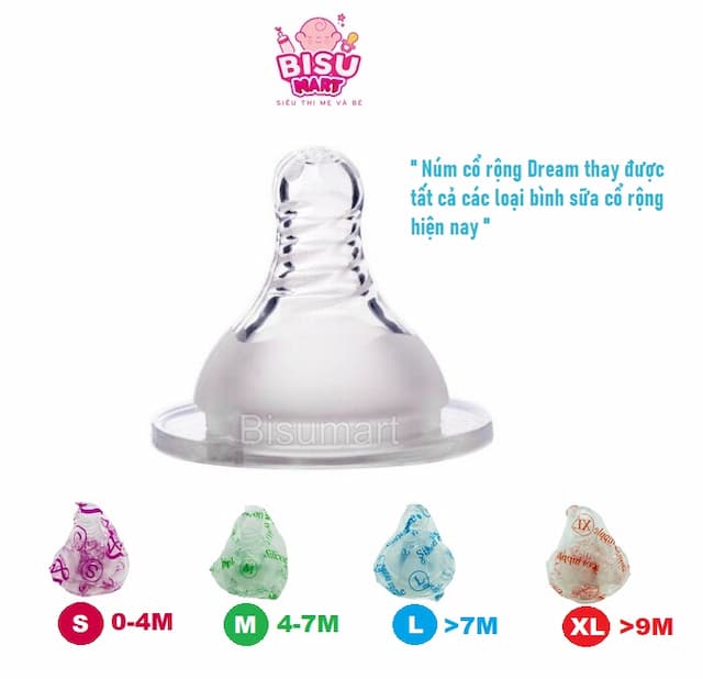 Núm vú cổ rộng Nhật Bản Dream size L