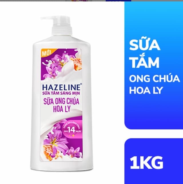 Sữa tắm Hazeline 1 Kg Tím ( Thùng 83,000)