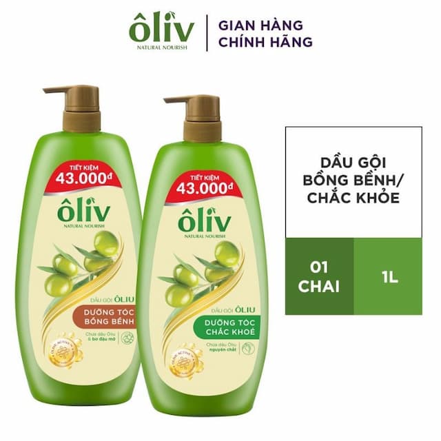 Dầu Gội Oliv Bồng Bềnh 1 Lít Date 12/2025 